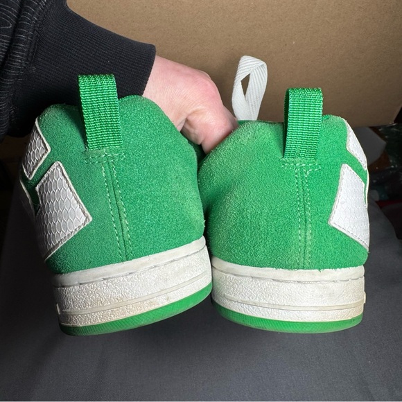2009 DC Shoes Men’s 10 Court Graffik Emerald Green 300529 Skater Sneakers - Picture 8 of 16